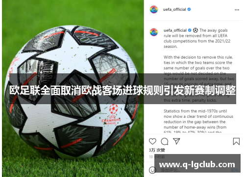 欧足联全面取消欧战客场进球规则引发新赛制调整